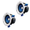 Yamaha NS-IC400 4" In-Ceiling Speaker (Pair, White)(Yamaha Ns Ic400 4 In Ceiling Speaker Pair White)