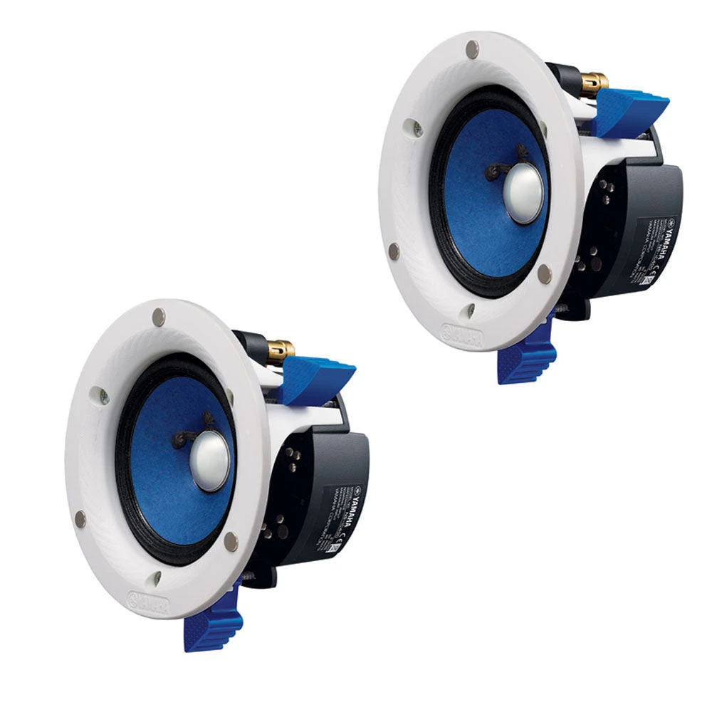 Yamaha NS-IC400 4" In-Ceiling Speaker (Pair, White)(Yamaha Ns Ic400 4 In Ceiling Speaker Pair White)