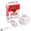 RASPBERRY-PI SC0214 Raspberry Pi Accessory 4 Model B Official PSU USB-C 5.1V 3A US Plug White(Raspberry Pi Sc0214 Raspberry Pi Accessory 4 Model B Official Psu Usb C 5 1v 3a Us Plug White)