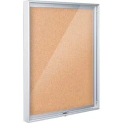 Best Rite 94CAB-01 Economy Enclosed Bulletin Board Cabinet (24 X 36", Natural Cork)(Best Rite 94cab 01 Economy Enclosed Bulletin Board Cabinet 24 X 36 Natural Cork)