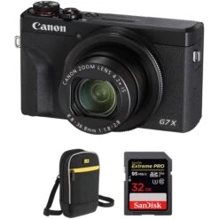 Canon PowerShot G7 X Mark III Digital Camera With Accessories Kit (Black)(Canon Powershot G7 X Mark Iii Digital Camera With Accessories Kit Black)