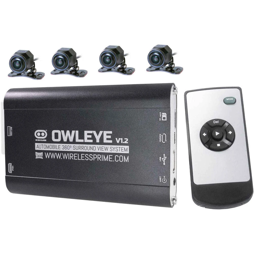 CINEGEARS OWLEYE Automobile VR 360° DVR Surround View System For Commercial Vehicles V1.2(Cinegears Owleye Automobile Vr 360 Deg Dvr Surround View System For Commercial Vehicles V1 2) 1 CINEGEARS OWLEYE Automobile VR 360° DVR Surround View System For Commercial Vehicles V1.2(Cinegears Owleye Automobile Vr 360 Deg Dvr Surround View System For Commercial Vehicles V1 2)