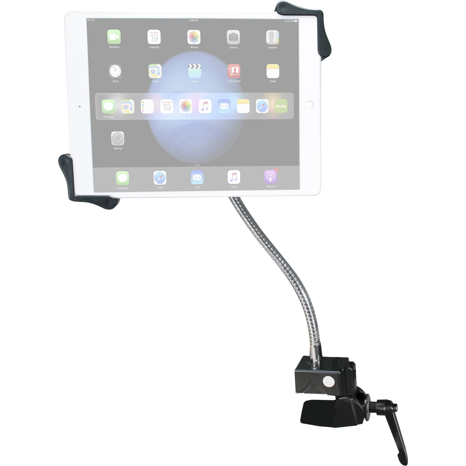 CTA Digital Gooseneck Clamp Stand For 7-13" Tablets(Cta Digital Gooseneck Clamp Stand For 7 13 Tablets)