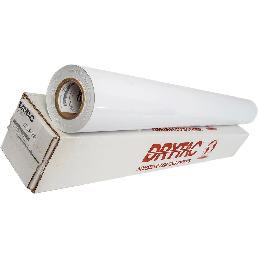 Drytac 3.2mil Polar Polymeric Removable-Adhesive Vinyl (Gloss Finish, 60" X 150')(Drytac 3 2mil Polar Polymeric Removable Adhesive Vinyl Gloss Finish 60 X 150) 1 Drytac 3.2mil Polar Polymeric Removable-Adhesive Vinyl (Gloss Finish, 60" X 150')(Drytac 3 2mil Polar Polymeric Removable Adhesive Vinyl Gloss Finish 60 X 150)