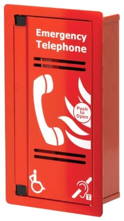 FULLEON CFVCFHP Vocall Outstation, Type A, Red, Flush Mount(Fulleon Cfvcfhp Vocall Outstation Type A Red Flush Mount)