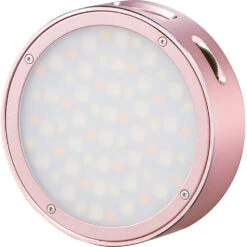 Godox Round Mini RGB LED Magnetic Light (Pink)(Godox Round Mini Rgb Led Magnetic Light Pink)