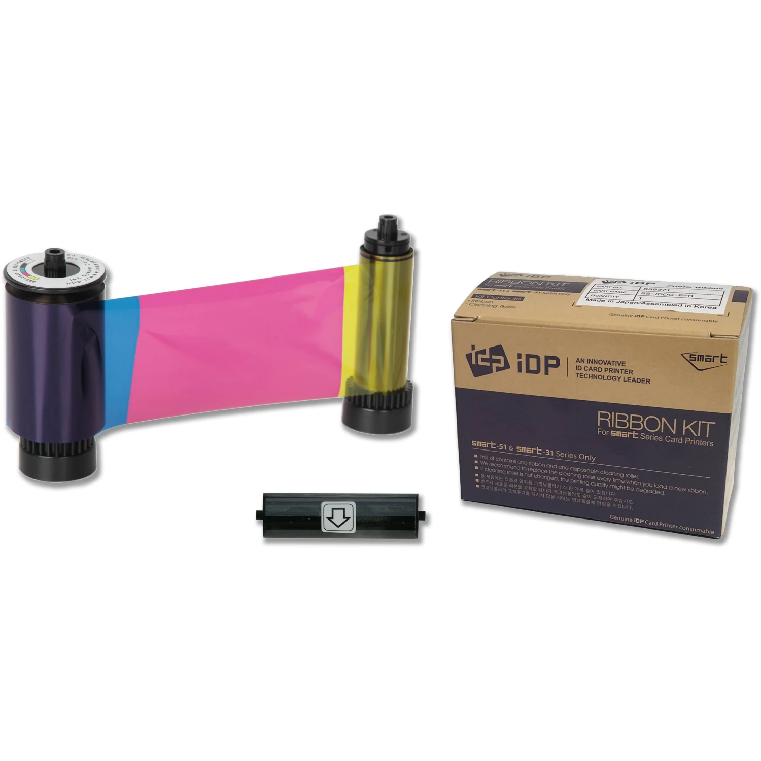 IDP YMCKO Full-Color Ribbon With Overlay Panel For SMART-51 Printers(Idp Ymcko Full Color Ribbon With Overlay Panel For Smart 51 Printers) 1 IDP YMCKO Full-Color Ribbon With Overlay Panel For SMART-51 Printers(Idp Ymcko Full Color Ribbon With Overlay Panel For Smart 51 Printers)