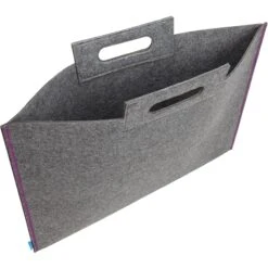 Itoya Midtown Bag Large Format Artwork Carrier (14 X 21", Gray/Purple)(Itoya Midtown Bag Large Format Artwork Carrier 14 X 21 Gray Purple)