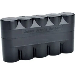 Japan Camera Hunter 120 Film Hard Case (Black, Holds 5 Rolls)(Japan Camera Hunter 120 Film Hard Case Black Holds 5 Rolls)