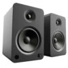 Kanto Living YU6 2-Way Powered Bookshelf Speakers (Pair, Onyx)(Kanto Living Yu6 2 Way Powered Bookshelf Speakers Pair Onyx)
