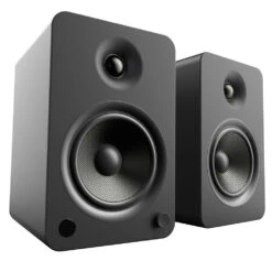 Kanto Living YU6 2-Way Powered Bookshelf Speakers (Pair, Onyx)(Kanto Living Yu6 2 Way Powered Bookshelf Speakers Pair Onyx)
