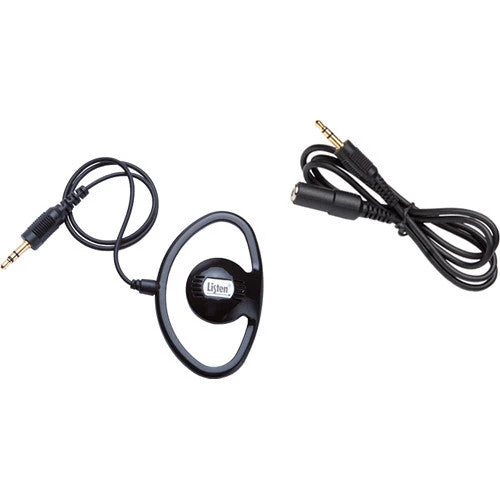 Listen Technologies LA-401 Universal Ear Speaker (Dark Grey)(Listen Technologies La 401 Universal Ear Speaker Dark Grey)