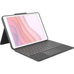 Logitech Combo Touch Backlit Keyboard Case For Apple IPad (7th/8th Gen) (Graphite)(Logitech Combo Touch Backlit Keyboard Case For Apple Ipad 7th 8th Gen Graphite)