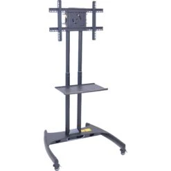 Luxor FP2500 Adjustable Height LCD TV Stand And Mount With Accessory Shelf(Luxor Fp2500 Adjustable Height Lcd Tv Stand And Nbsp Mount With Accessory Shelf)