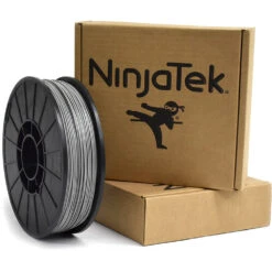 NinjaTek NinjaFlex 1.75mm 85A TPU Flexible Filament (1kg, Steel)(Ninjatek Ninjaflex 1 75mm 85a Tpu Flexible Filament 1kg Steel)