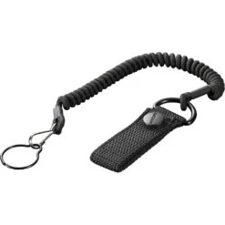 NITECORE NTL20 Coiled Tactical Flashlight Lanyard (Black)(Nitecore Ntl20 Coiled Tactical Flashlight Lanyard Black)