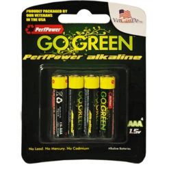 PerfPower GoGreen AAA Alkaline Batteries (4-Pack)(Perfpower Gogreen Aaa Alkaline Batteries 4 Pack)