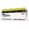 PerfPower Go Green 9V Alkaline Batteries (12-Pack)(Perfpower Go Green 9v Alkaline Batteries 12 Pack)