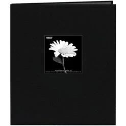 Pioneer Photo Albums MB811CBF/BK Top Loading Scrapbook With Leatherette Cover (Black)(Pioneer Photo Albums Mb811cbf Bk Top Loading Scrapbook With Leatherette Cover Black)