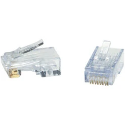 Platinum Tools EZ-EX48 RJ45 Connector For 1.09 -1.22mm Conductors (100 Pieces, Jar Packaging)(Platinum Tools Ez Ex48 Rj45 Connector For 1 09 1 22mm Conductors 100 Pieces Jar Packaging)