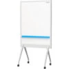 Plus 34.5" X 46" Mobile Partition Board (Light Gray)(Plus 34 5 X 46 Mobile Partition Board Light Gray)