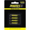 Powerex Precharged Rechargeable AAA NiMH Batteries (1.2V, 1000mAh) - 4-Pack(Powerex Precharged Rechargeable Aaa Nimh Batteries 1 2v 1000mah 4 Pack)