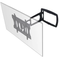 Premier Mounts AM100 Low-Profile Ultra-Slim Swingout Mount (Black)(Premier Mounts Am100 Low Profile Ultra Slim Swingout Mount Black)