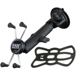 RAM MOUNTS Twist Lock Suction Cup Mount With Universal X-Grip Phablet Holder(Ram Mounts Twist Lock Suction Cup Mount With Universal X Grip Phablet Holder)
