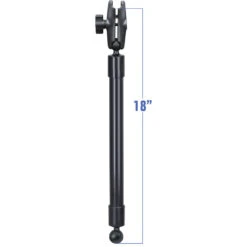 RAM MOUNTS 18" Long Extension Pole/1" Diameter Ball Ends/Double Socket Arm(Ram Mounts 18 Long Extension Pole 1 Diameter Ball Ends Double Socket Arm)