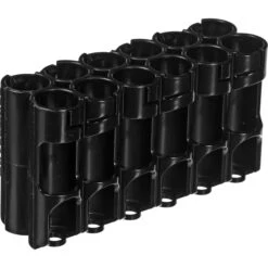 STORACELL 12 AA Pack Battery Caddy (Tuxedo Black)(Storacell 12 Aa Pack Battery Caddy Tuxedo Black)
