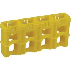 STORACELL SlimLine 9V Battery Holder (Yellow)(Storacell Slimline 9v Battery Holder Yellow)