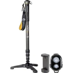 Vanguard VEO 2S CM-264TR Carbon Fiber Monopod With Smartphone Holder & Remote(Vanguard Veo 2s Cm 264tr Carbon Fiber Monopod With Smartphone Holder Remote)