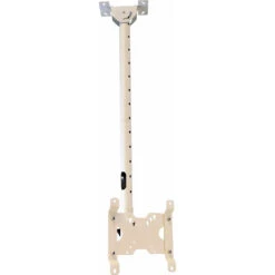 ViewZ Telescopic 3' - 8' Ceiling Mount With Length, Rotation And Tilt Adjust (White)(Viewz Telescopic 3 8 Ceiling Mount With Length Rotation And Tilt Adjust White)