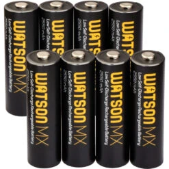 Watson MX AA NiMH Batteries (8-Pack, 1.2V, 2550mAh)(Watson Mx Aa Nimh Batteries 8 Pack 1 2v 2550mah)