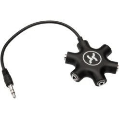 Xuma 5-Way Headphone Splitter (Black)(Xuma 5 Way Headphone Splitter Black)